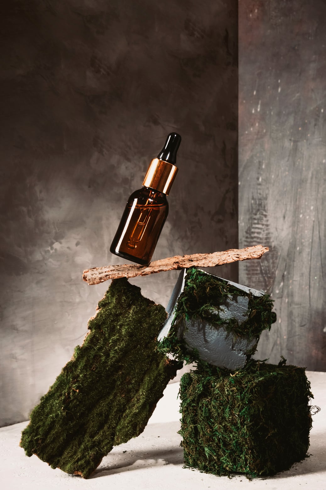 Natural vegan, organic cosmetic packaging, skin care concept